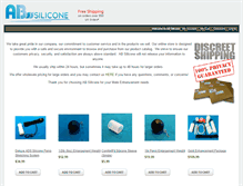 Tablet Screenshot of absilicone.com